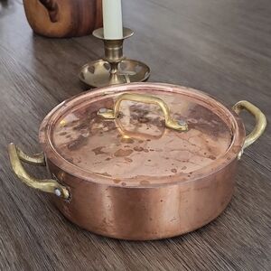 vintage copper pot